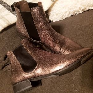 Metallic Boemos ankle boots♡